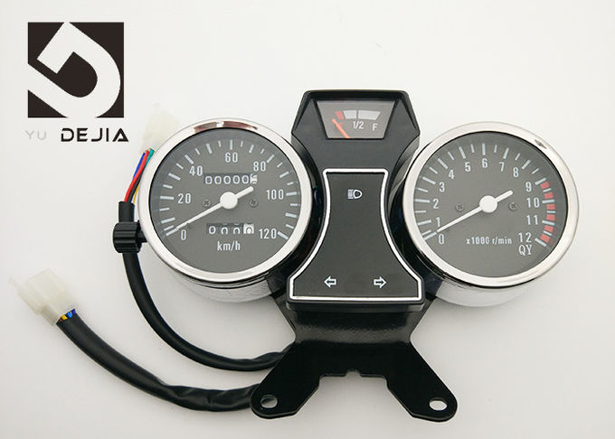 Noircissez le tachymètre de Digital de moto de 12 volts pour l'affichage de la jauge de carburant 90-A